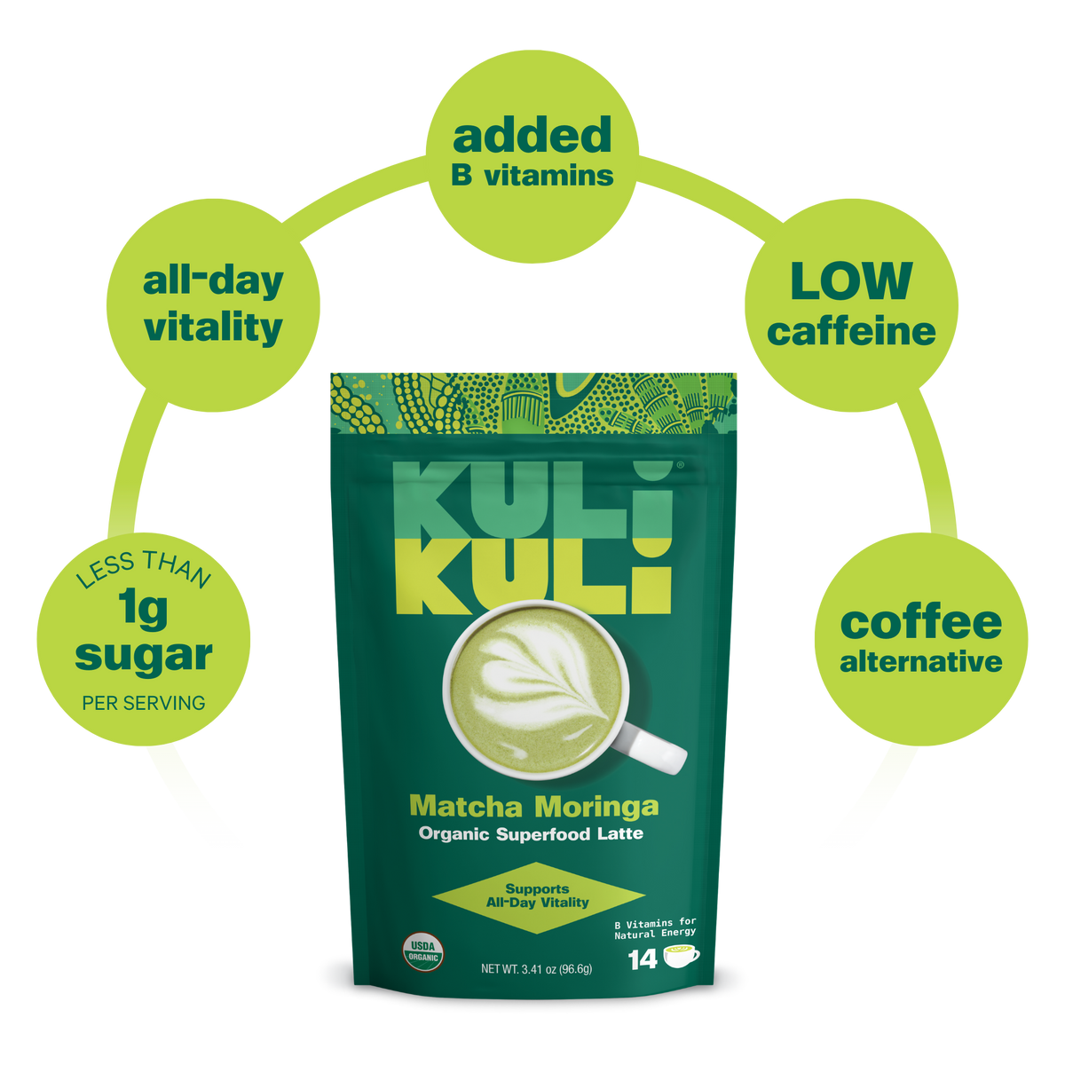 Matcha Moringa Superfood Latte