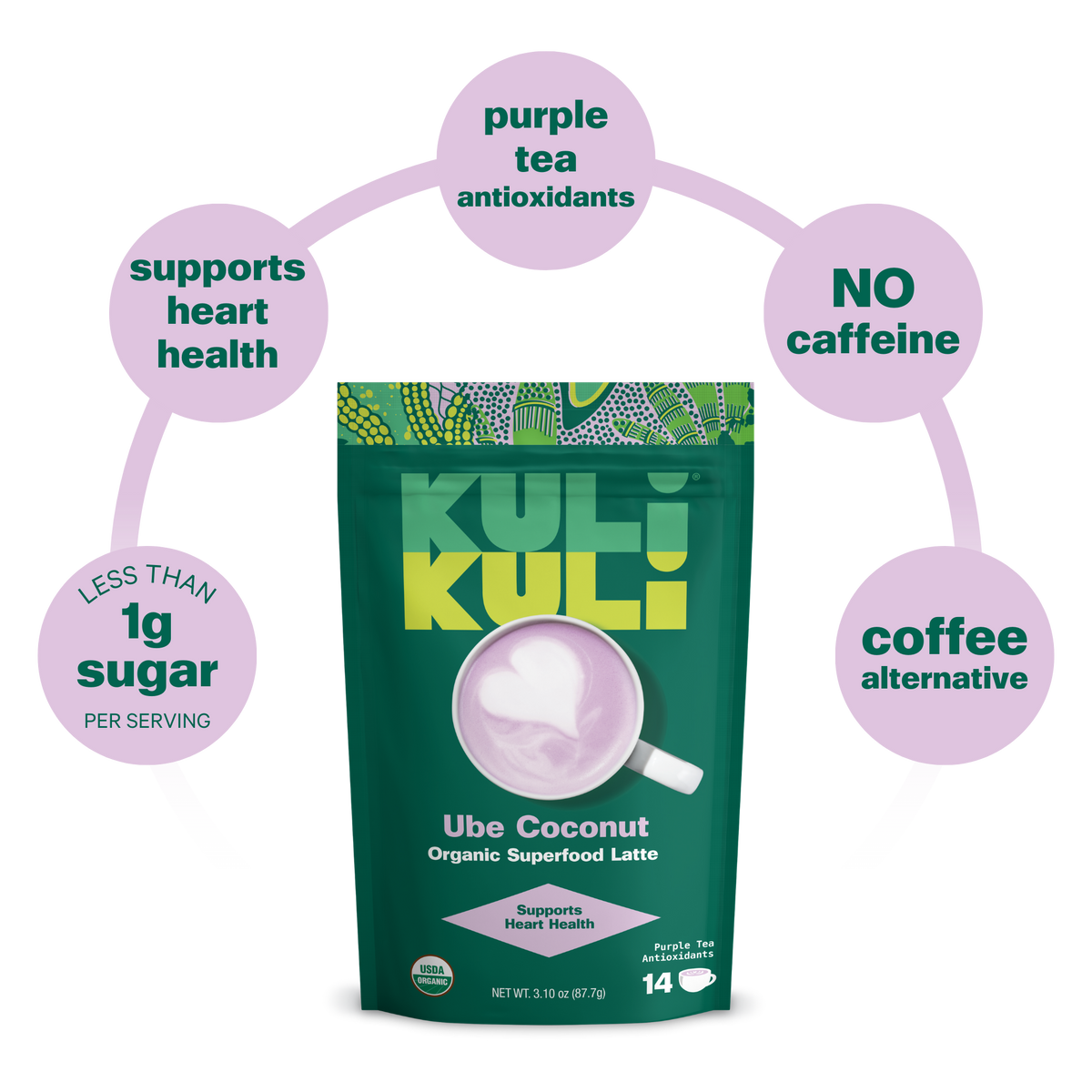 Ube Coconut Superfood Latte