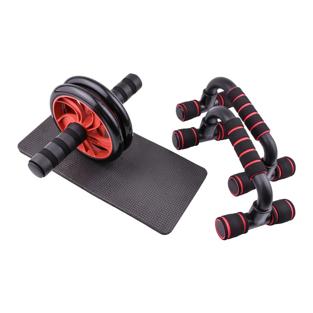 All in One Home Gym  Ab Roller Jump Rope & Mat